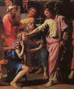 Nicolas Poussin Jesus Healing the Blind of Jericho Sweden oil painting reproduction